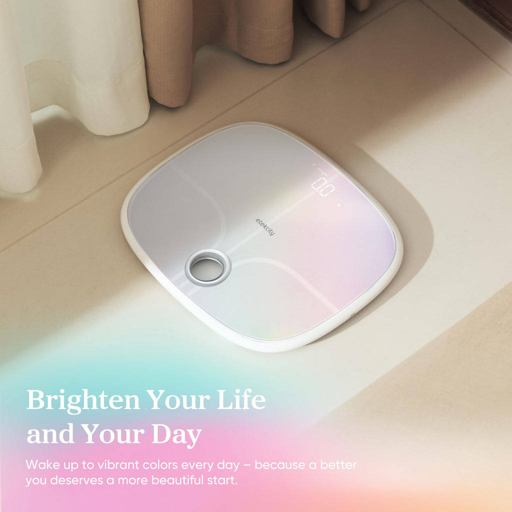 Etekcity Scale for Body Weight, Digital Bathroom Scales for People, Most Accurate to 0.05lb, Bright LED Display & Large Clear Numbers, Upgraded Quality for the Elderly Safe Home Use, 400 lbs