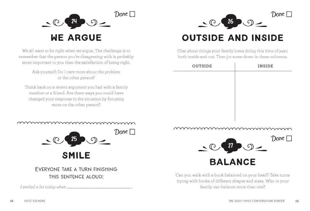 The Daily Family Conversation Starter: 365 Ways to Nurture Connection, Inspire Play, and Empower Your Kids (Ideas for Questions and Activities that Build Better Relationships and Create Memories)