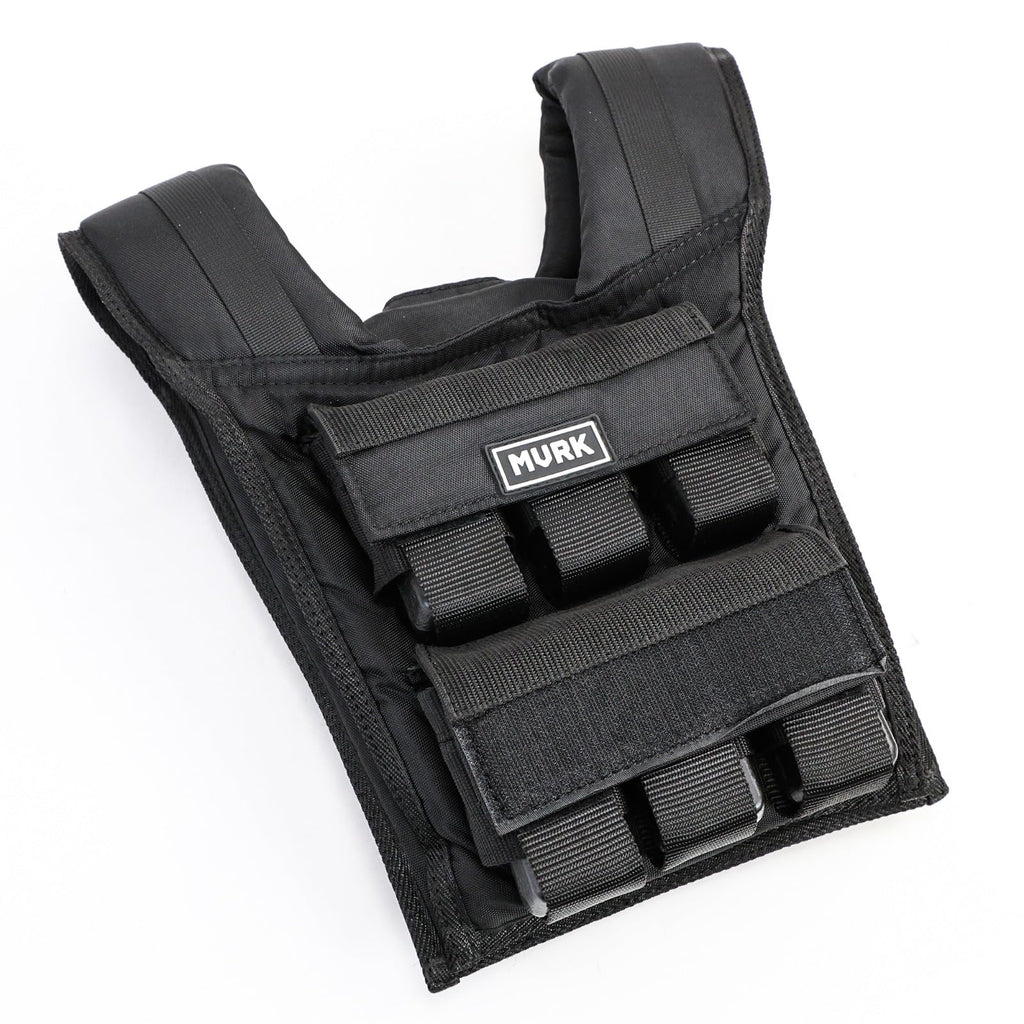 MVRK Weighted Vest Men 15lbs/25lbs/35lbs/45lbs/65lbs/100lbs – No-Bounce Adjusable Heavy Duty Rucking & Strength Training Vest with Removable Iron Weights for Calisthenics, HIIT, Hydrox